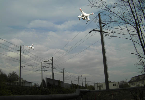 Drohnen – Chancen und Risiken für den Energiesektor. Foto: Urs Scheidegger